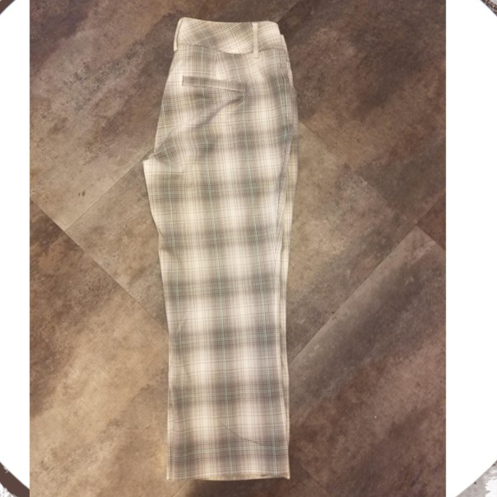 Express Plaid Dress Capris